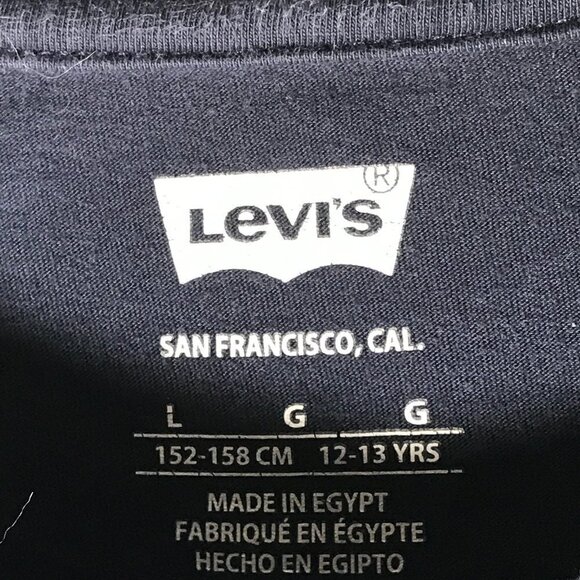 LEVIS Multicolor Short Sleeve Youth Large Tee T Shirt - Picture 5 of 7